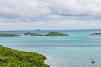 Panoramablick hinter der Kirche