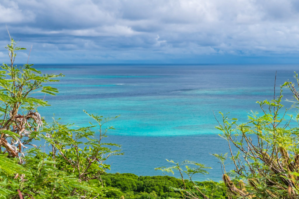 türkis-blaues Meer vor Mayreau